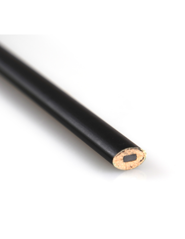 Zimmermannbleistift Schwarz (1 Stk.)