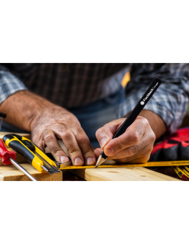 Zimmermannbleistift Schwarz (1 Stk.)